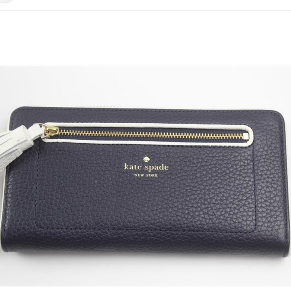 Kate Spade Navy Leather Wallet